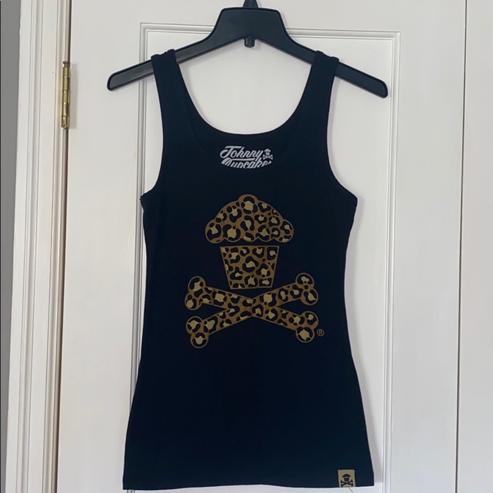 JC cheetah tank top